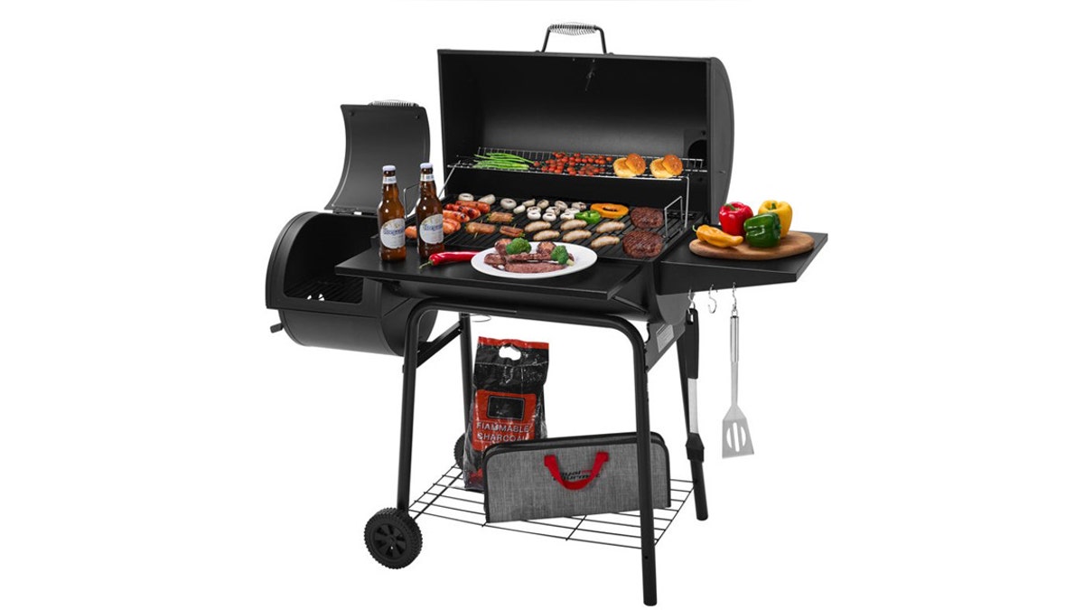 Smoke meat and grill at the same time. 