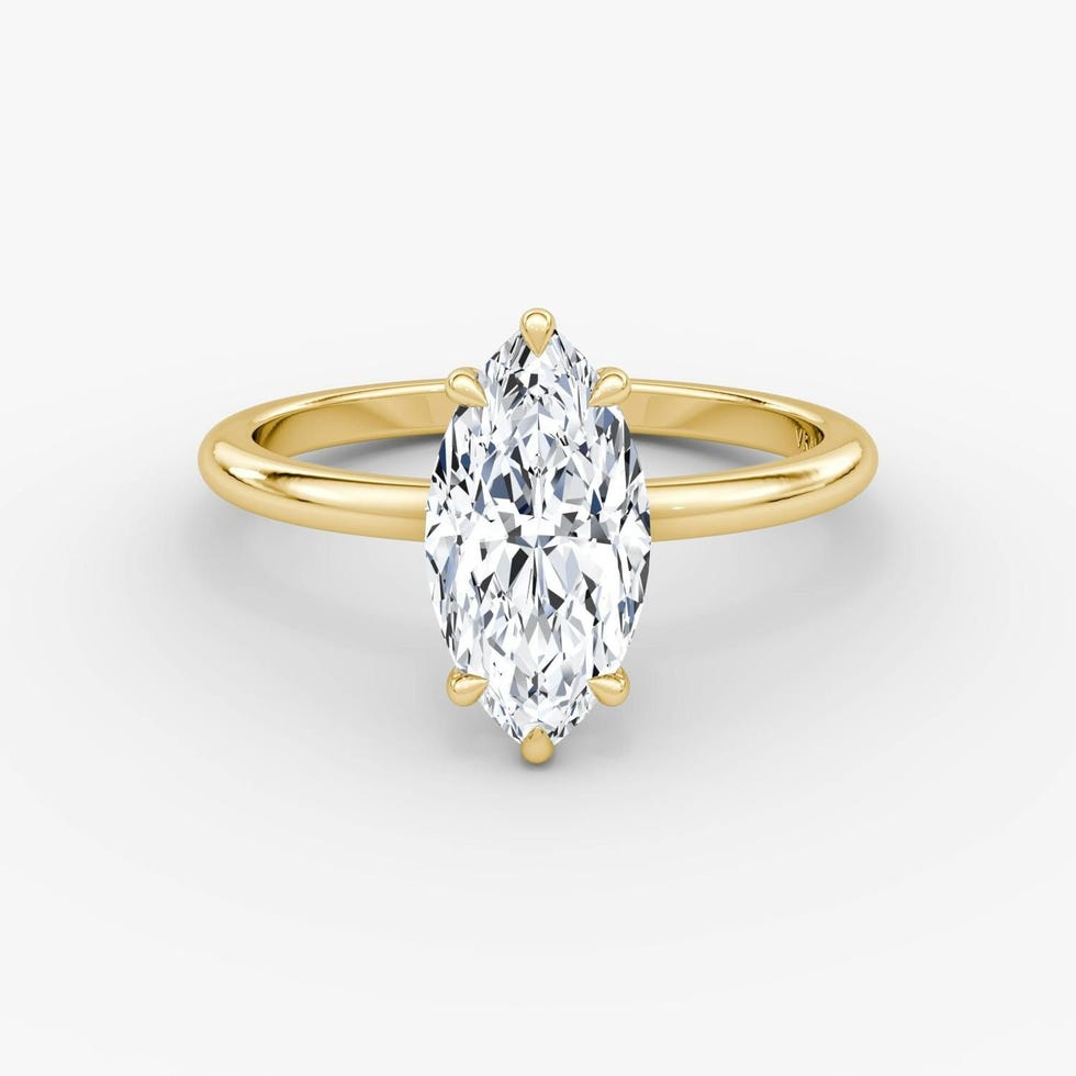 The Signature Marquise Yellow Gold Engagement Ring