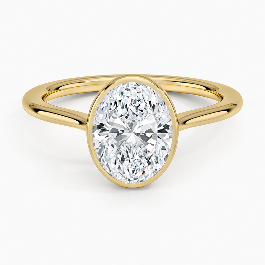 Petite Luna 1.5mm Bezel Ring