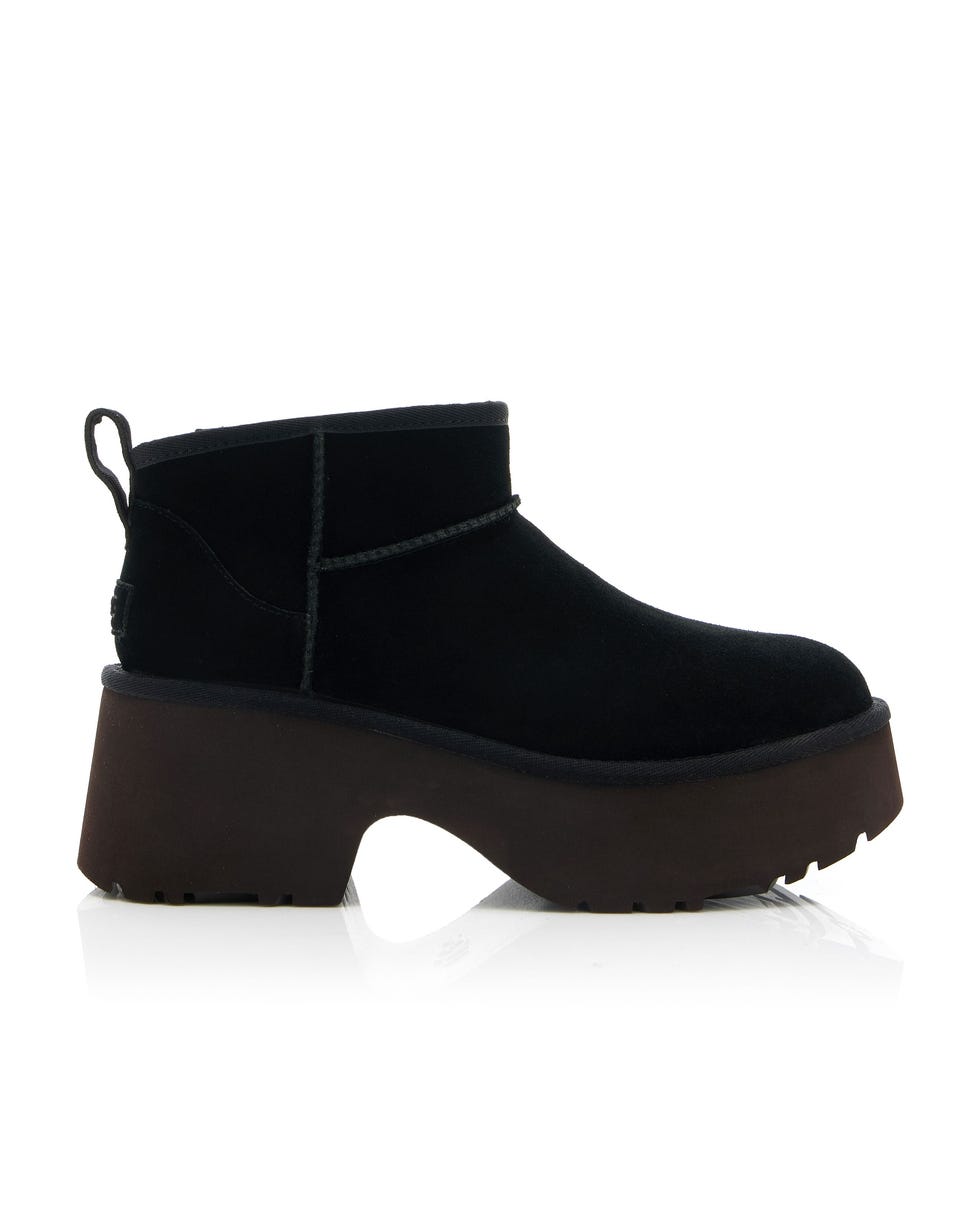 New Heights Sheepskin Platform Classic Ultra Mini Boots