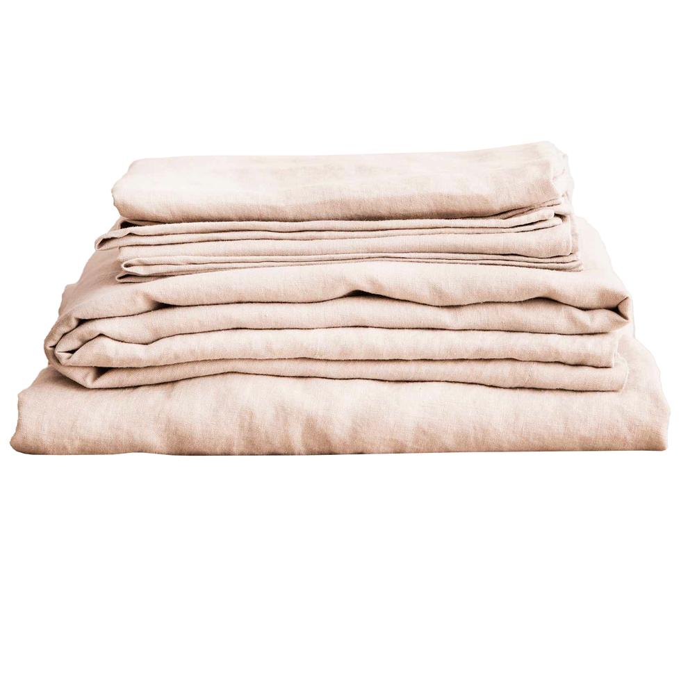 Linen Sheet Set with Pillowcases