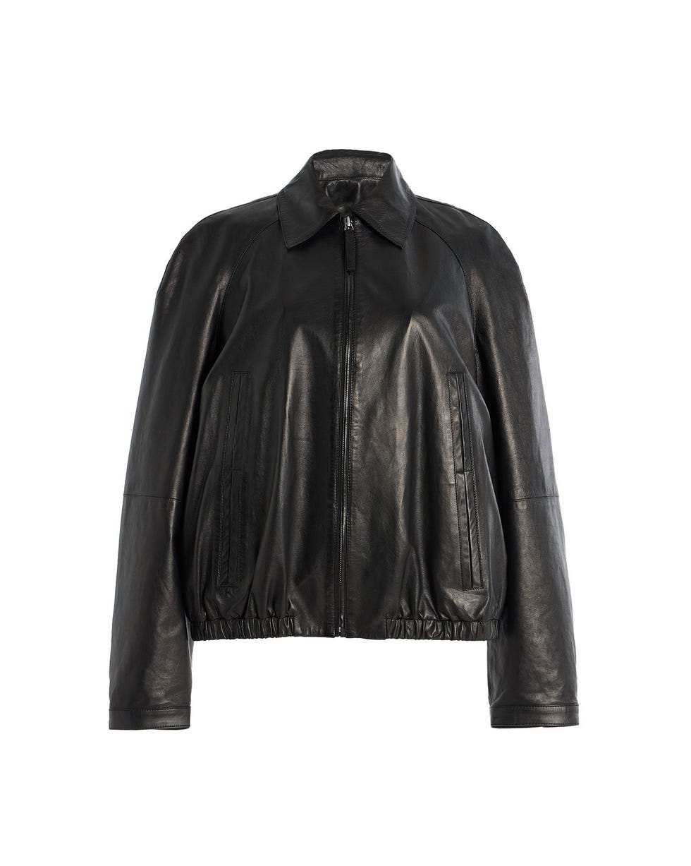Beck Leather Bomber Jacket