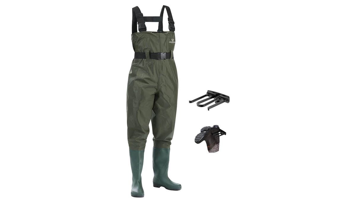 Make sure all your clothes stay dry with the help of waders. 