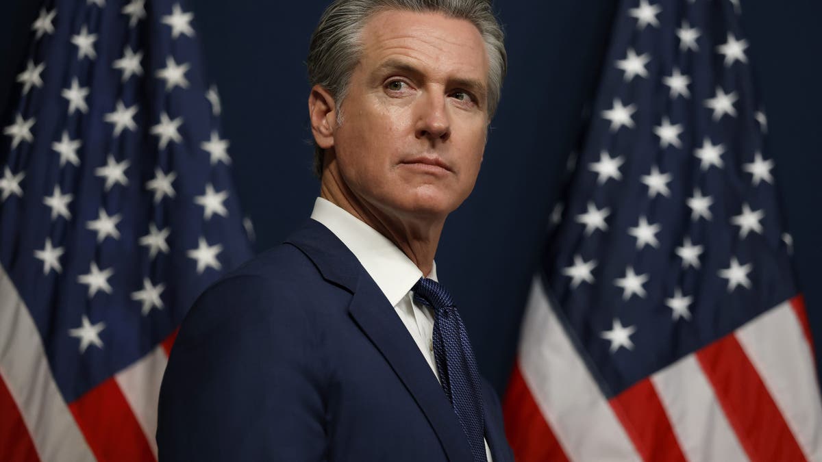 California Gov. Gavin Newsom in Sacramento, Calif., on Aug. 21, 2025. (AP Photo/Justin Sullivan, Getty Images)