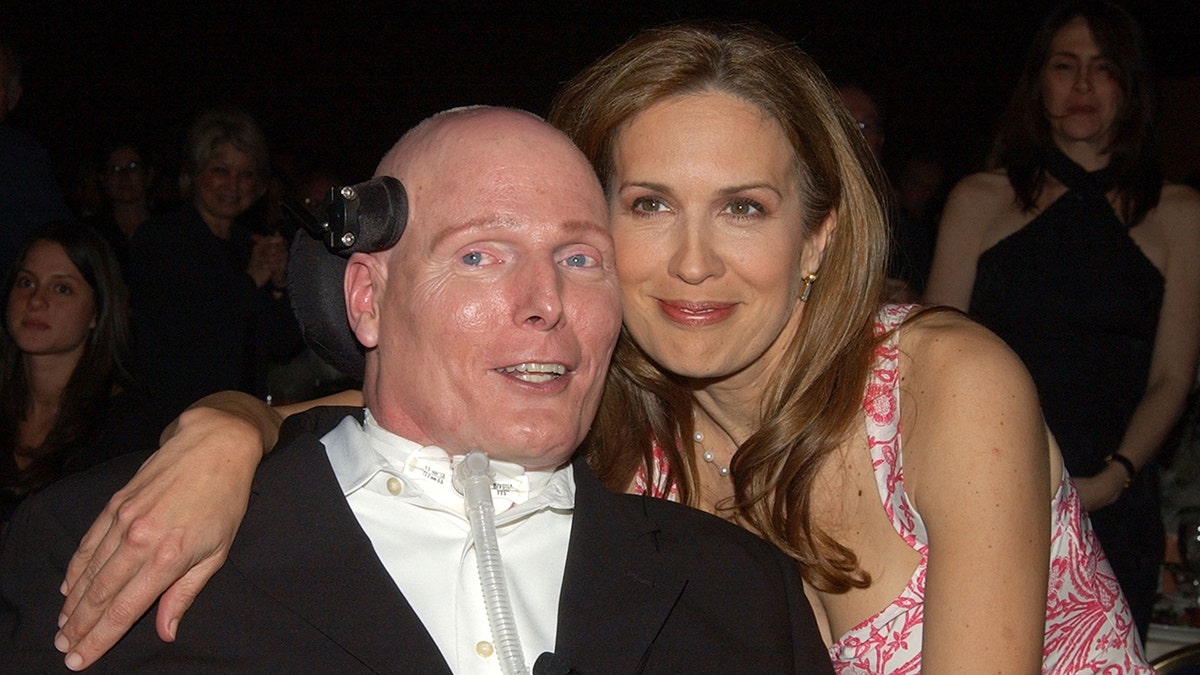 Christopher Reeve and Dana Reeve 