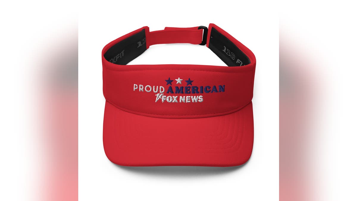 Stay cool with a patriotic visor. 