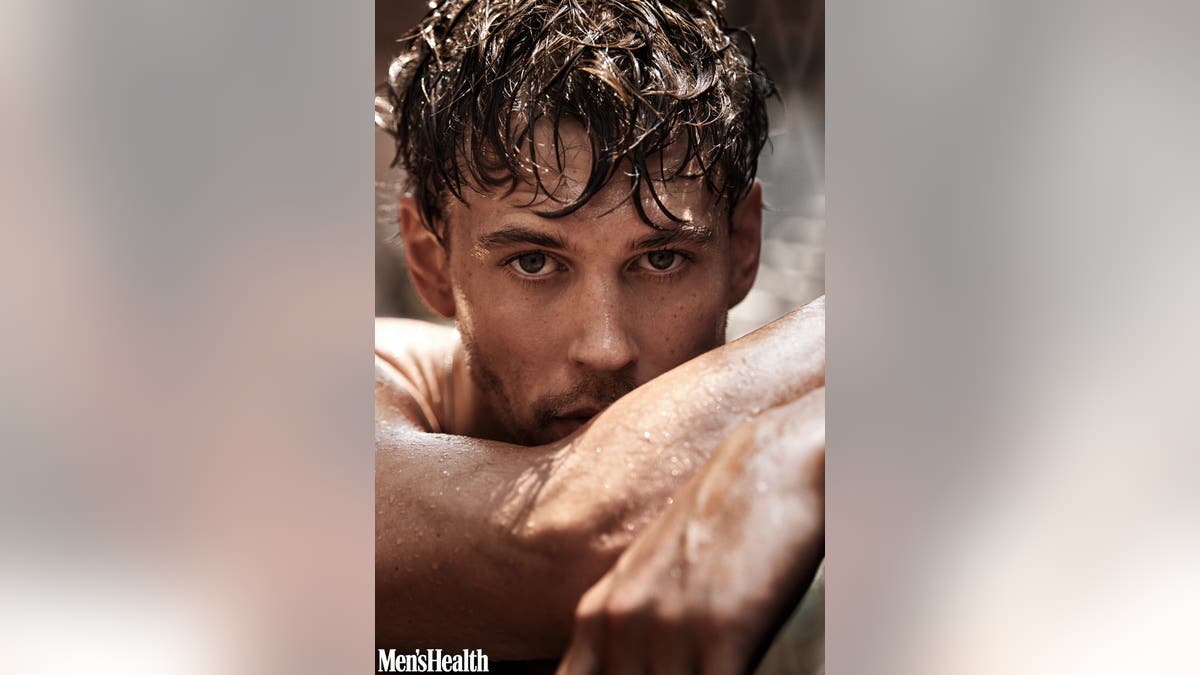 Austin Butler close up on cover of Men's Health