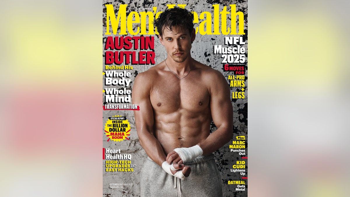 Austin Butler on the cover of Men's Health