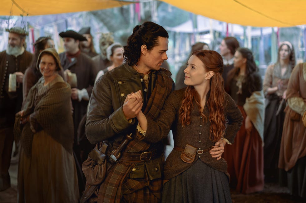 brian and ellen dancing in outlander blood of my blood