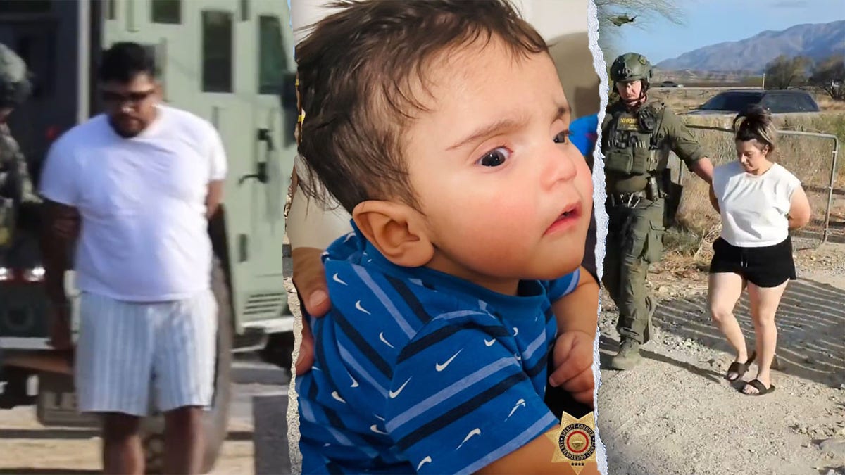 Jake Haro, 32, and Rebecca Haro, 41, and their son, Emmanuel Haro.