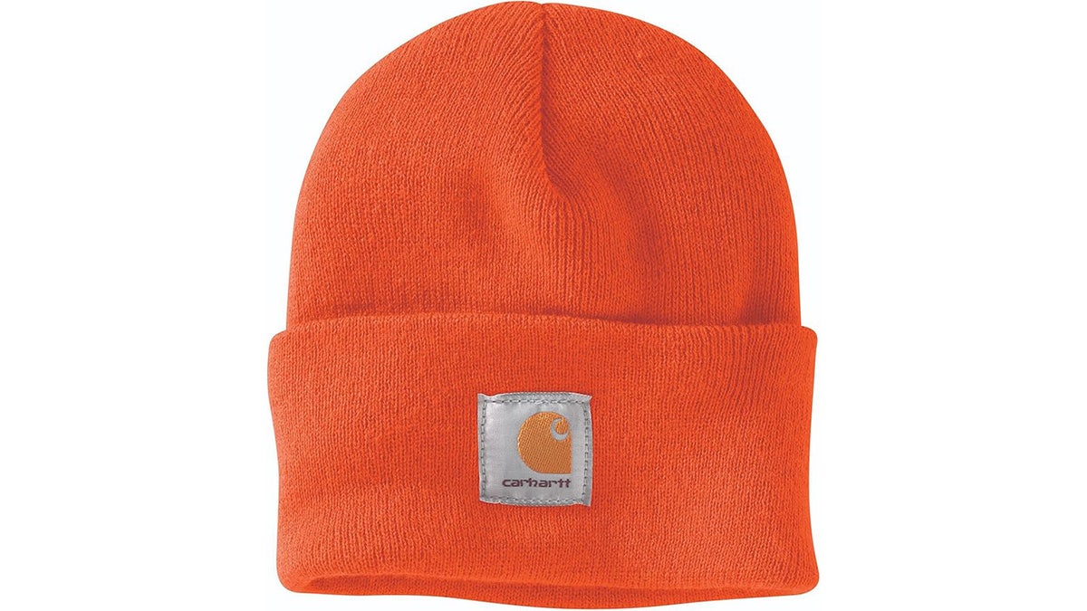 Carhartt beanies are durable and comfortable, plus they come in multiple bright colors. 