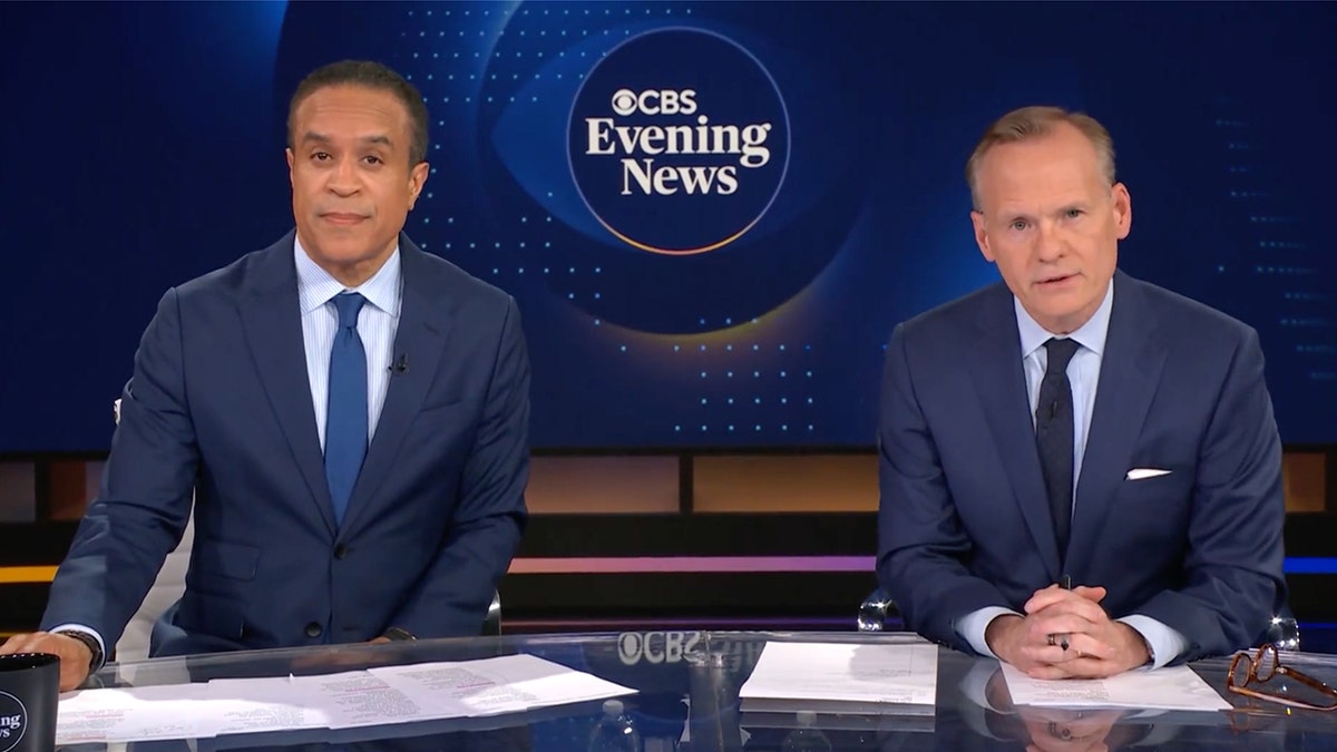 CBS anchors Maurice DuBois John Dickerson