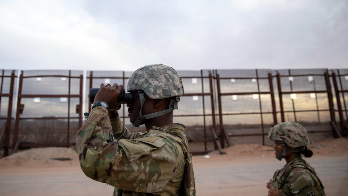 Soldiers at the border