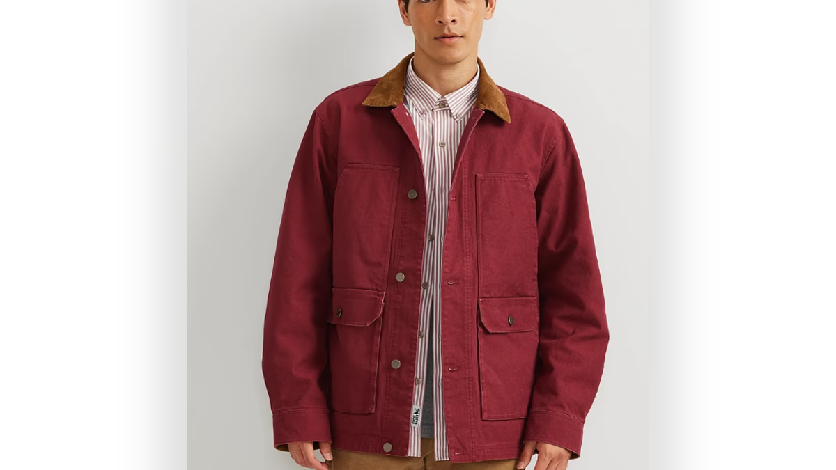 Try this classic and rugged jacket. 