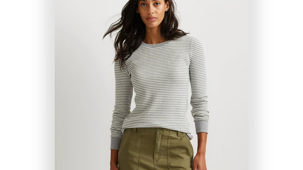 This thermal crew is a perfect base layer as the weather cools.