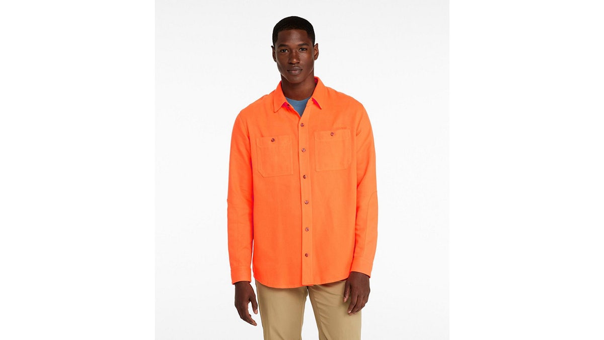 This L.L. Bean shirt is bright, durable and warm. 