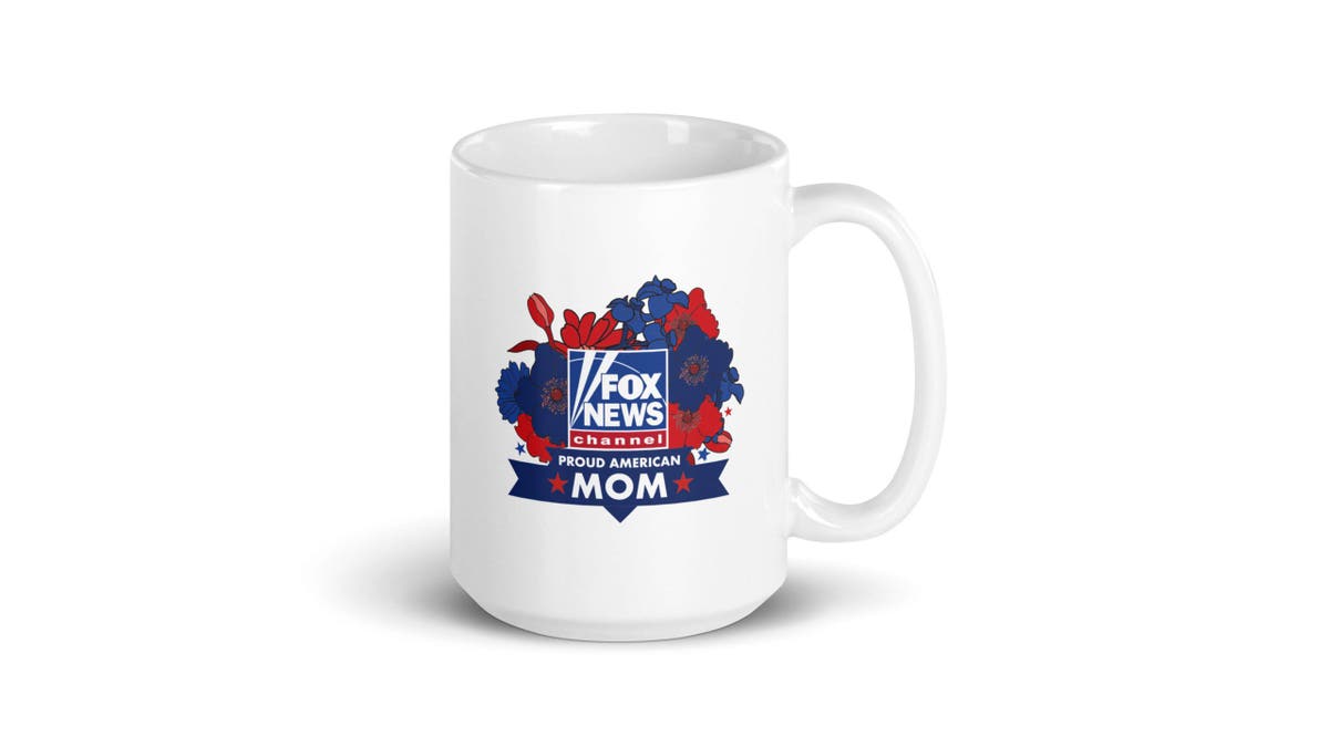 A Proud American Mom mug is ideal for cold fall days. 