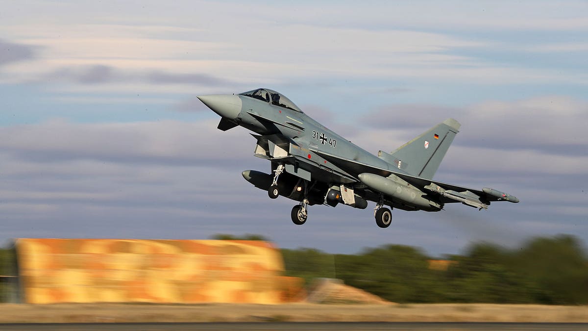 German Eurofighter Typhoon jet