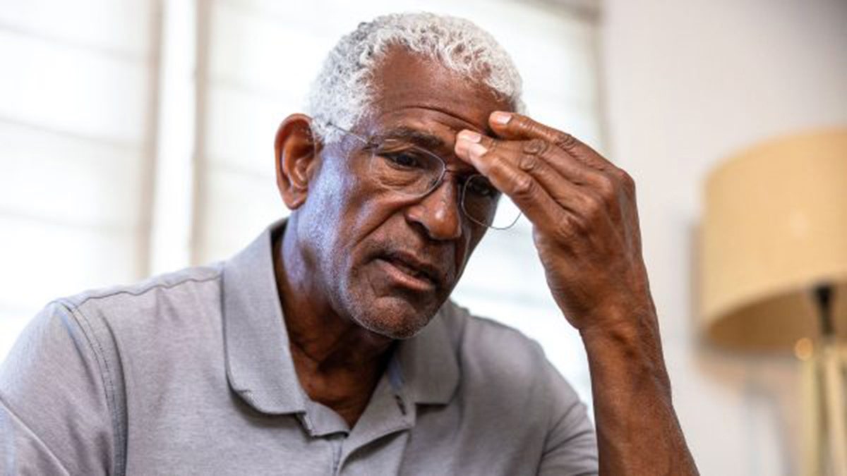 senior man confused