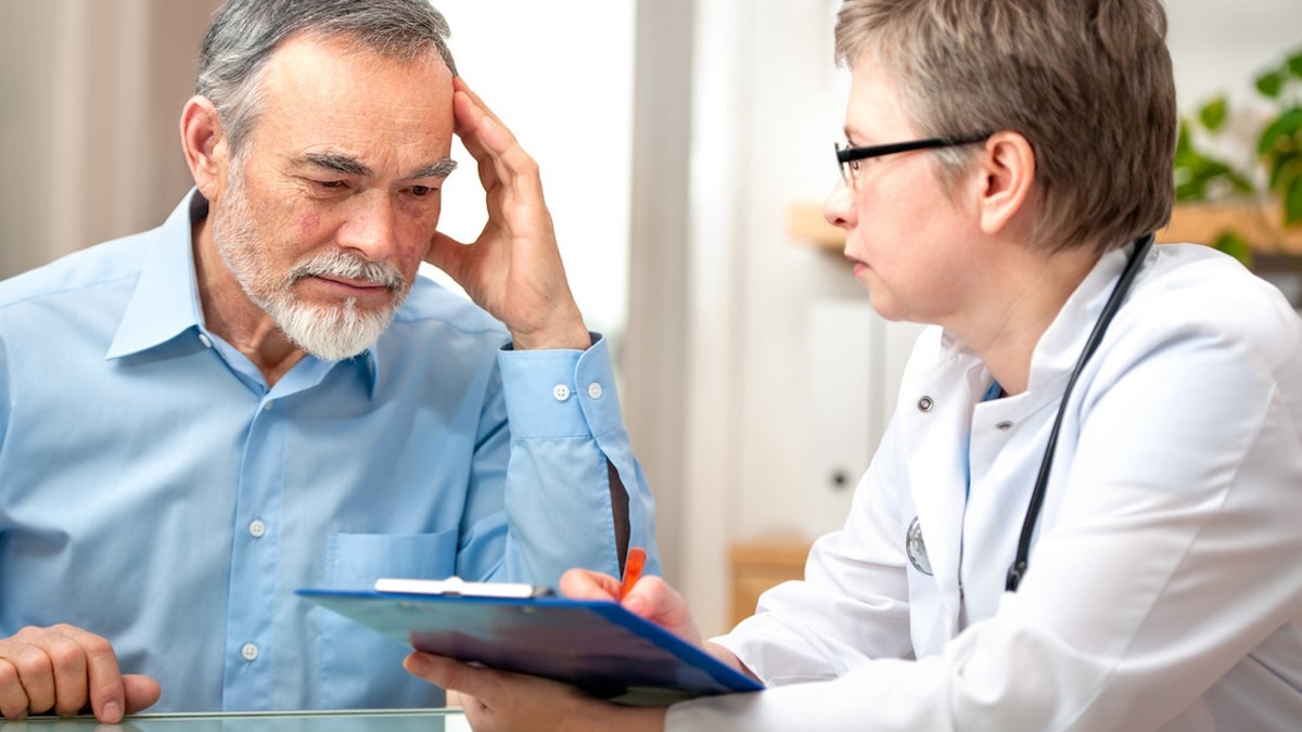 Man with doctor