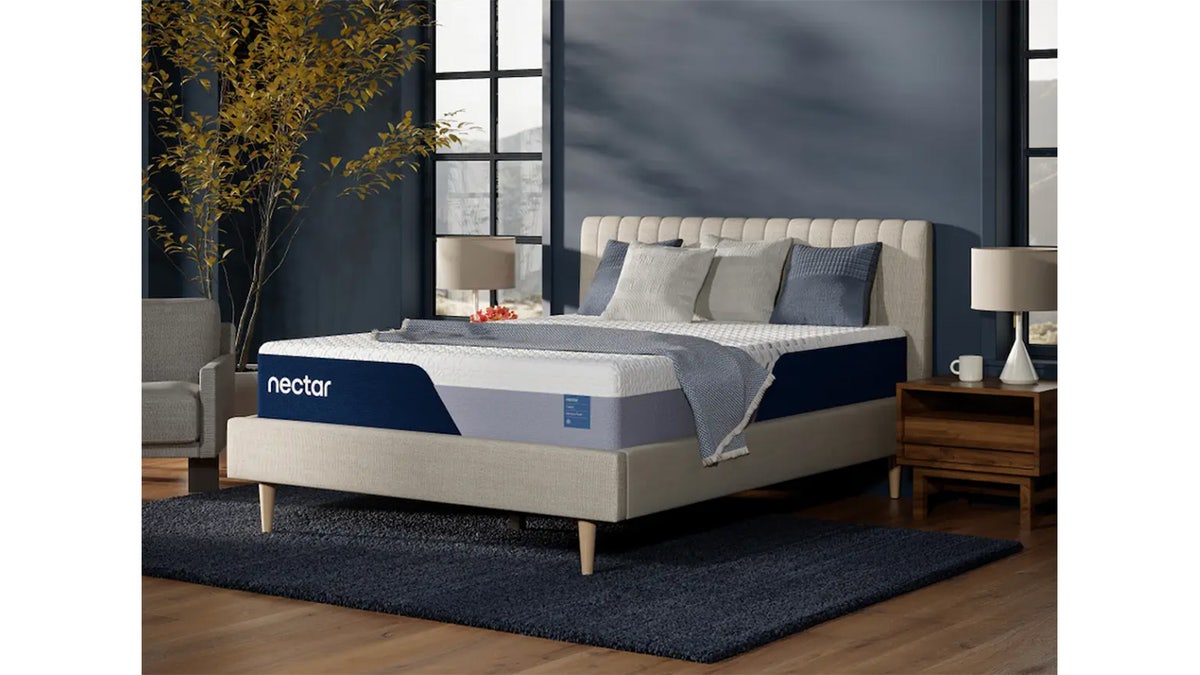 Get a pressure-relieving mattress made with more natural ingredients. 