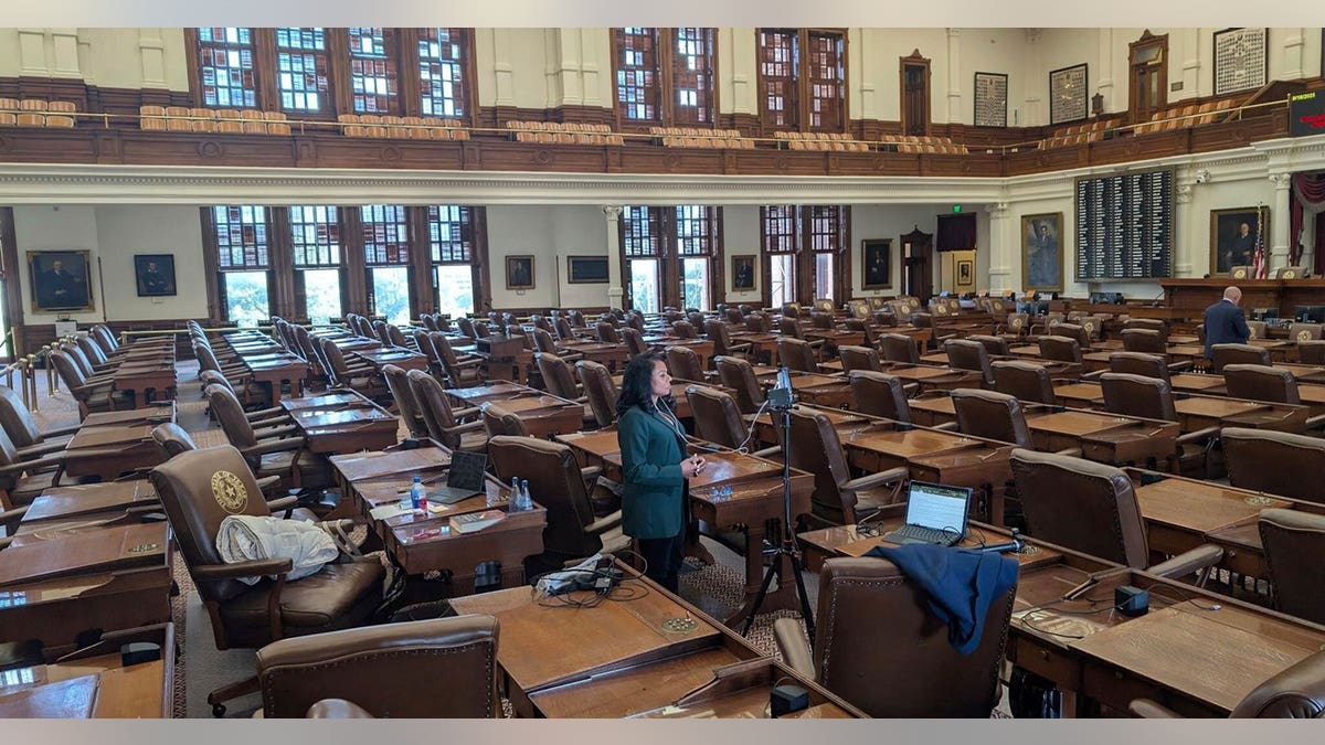 Democratic Texas state Rep. Nicole Collier speaking