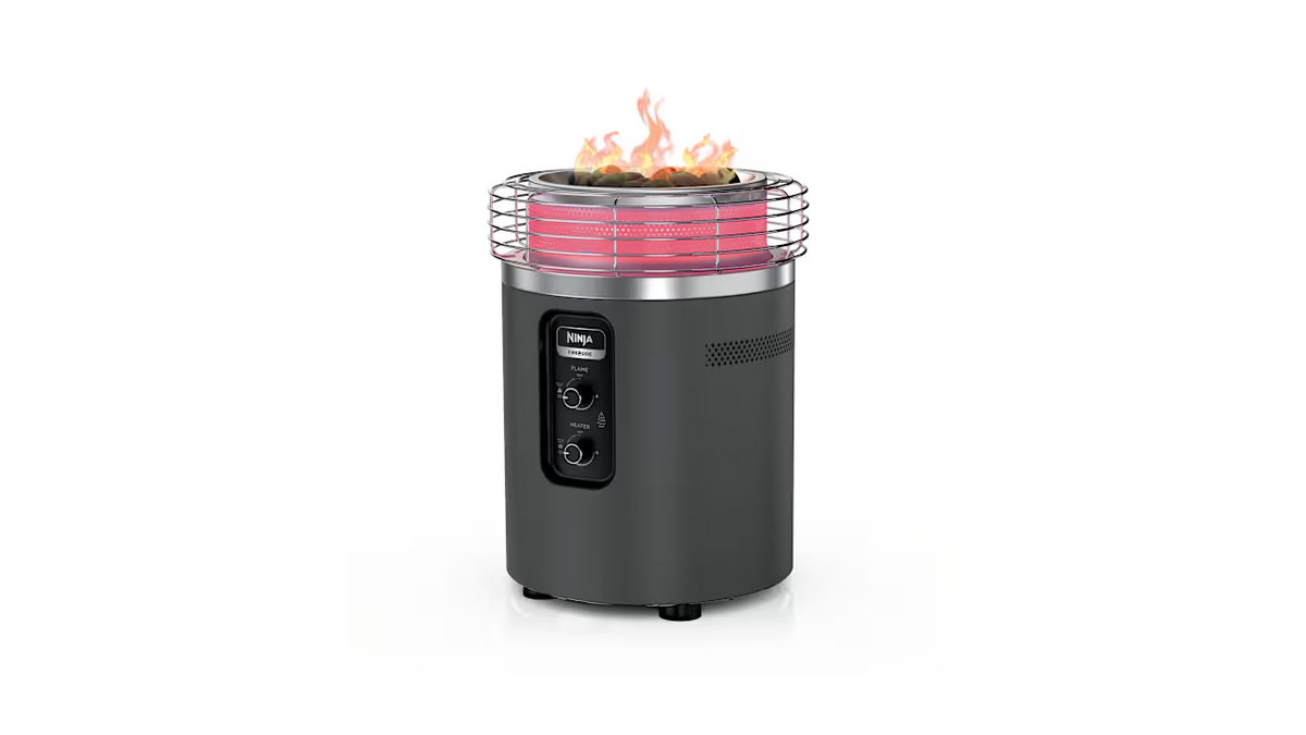 Heat your outdoor area and enjoy a roaring fire at the same time. 