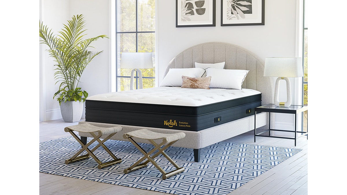 Sleep cool with this high-density foam mattress. 