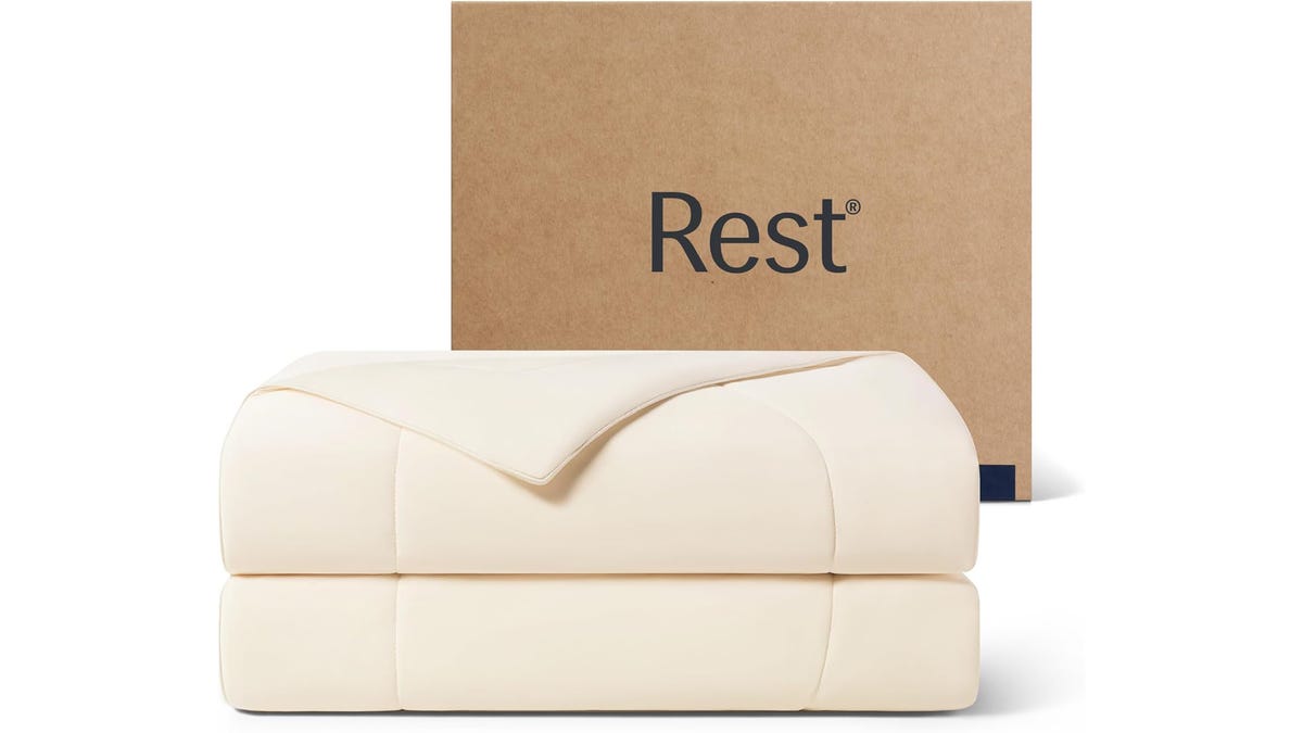 Sleep cool with this comforter.