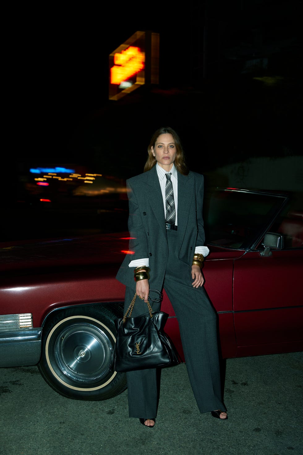 frankie rayder for saint laurent