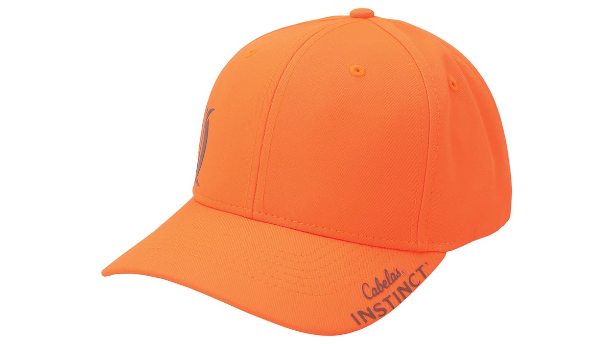 An orange hat keeps you cool and seen. 