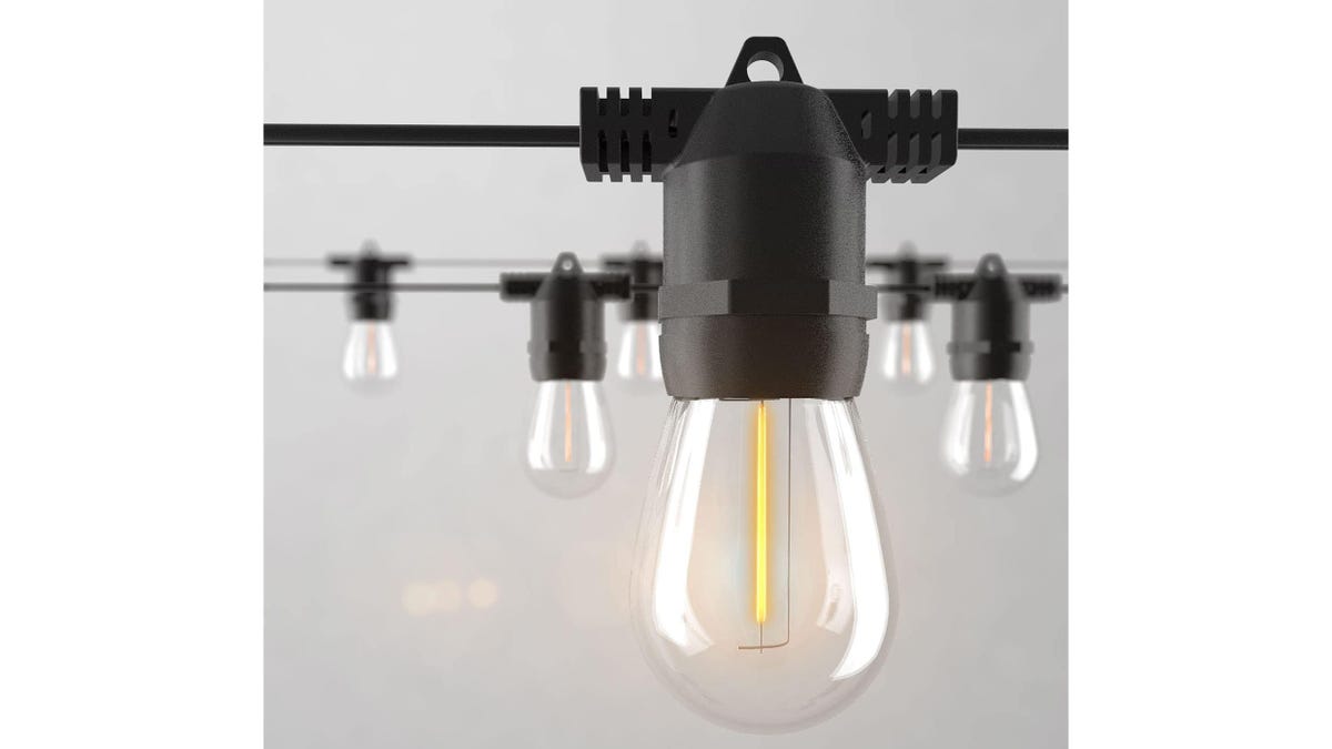 Add a festive touch to your patio with these lights. 