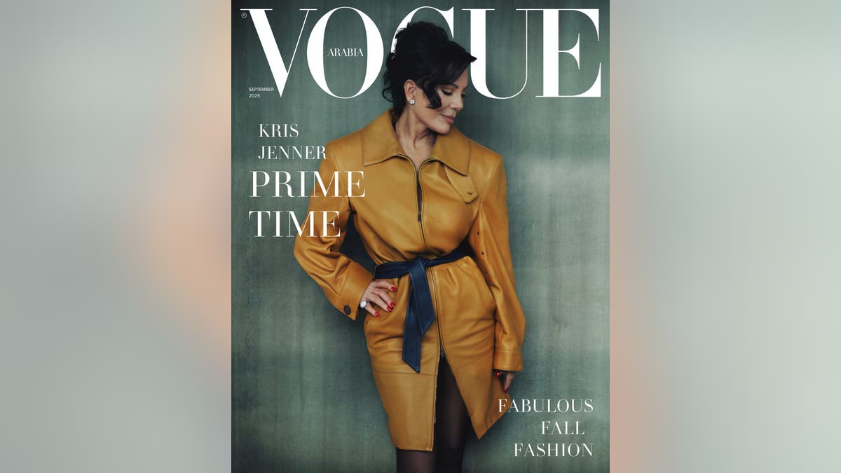 Kris Jenner on the cover of Vogue Arabia's September issue.