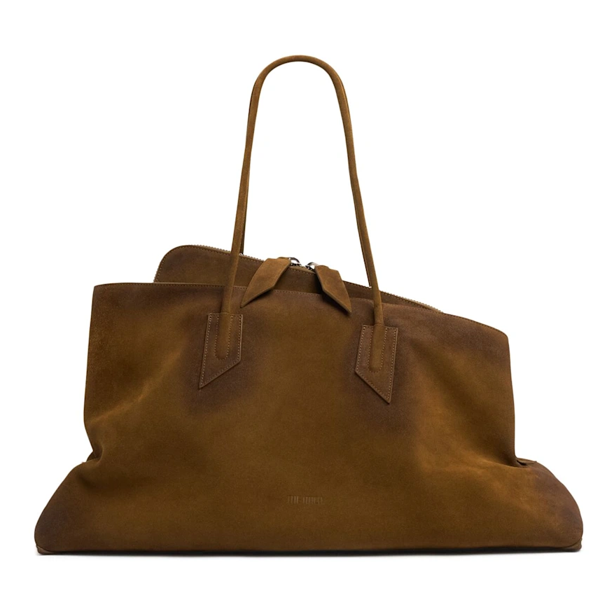 Large La Passeggiata Suede Tote Bag