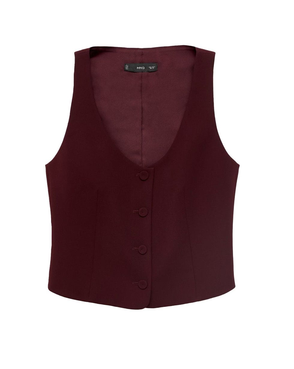 Suit Vest with Buttons