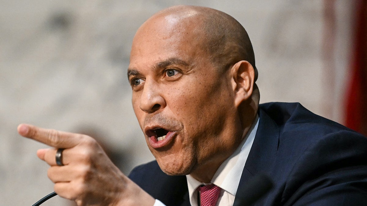 Cory Booker at Senate hearing