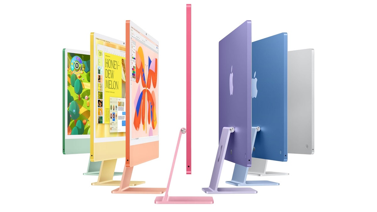 A thin desktop with a bright, clear screen. 