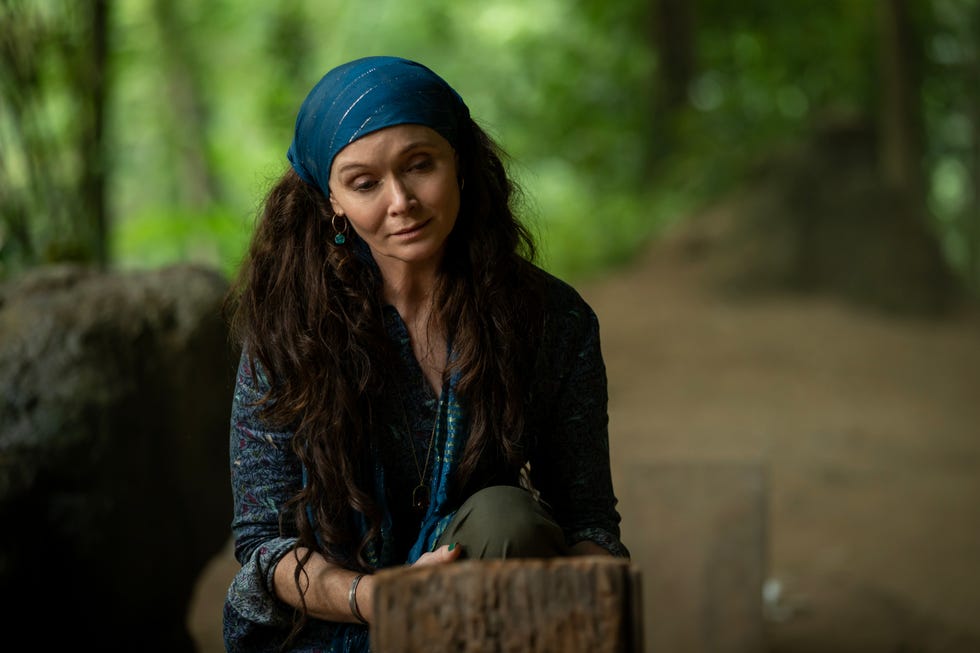 fx's alien: earth "the real monsters" season 1, episode 8 (airs tues, sept 23) pictured: essie davis as dame sylvia. cr: patrick brown/fx