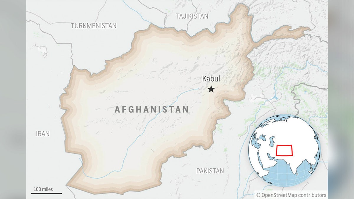 Afghanistan map