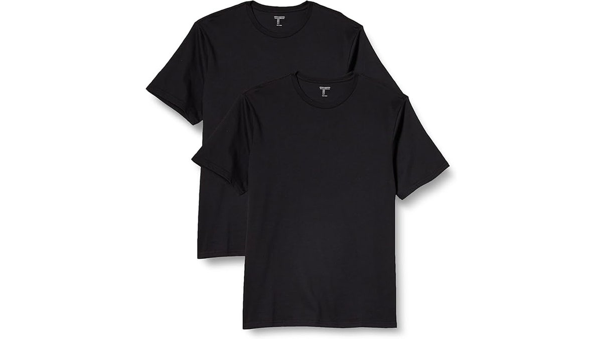 These crewneck t-shirts look great alone or as an undershirt.