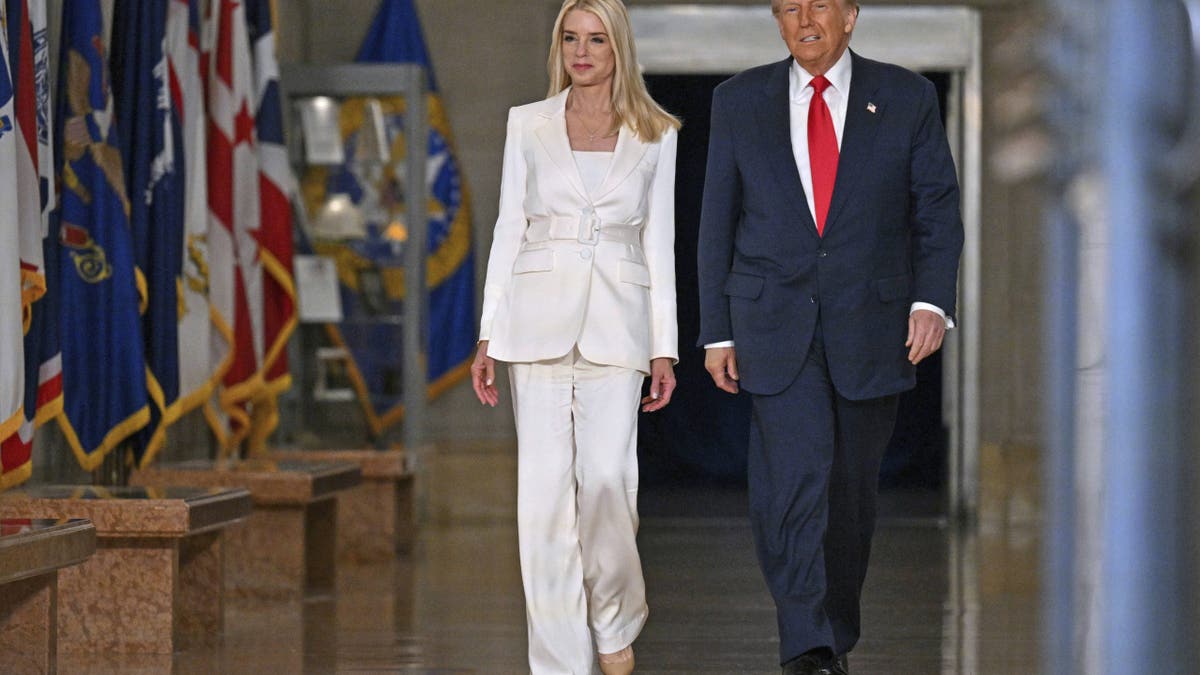 Attorney General Pam Bondi and President Donald Trump