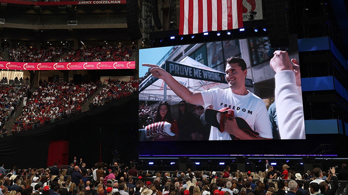 Charlie Kirk memorial service