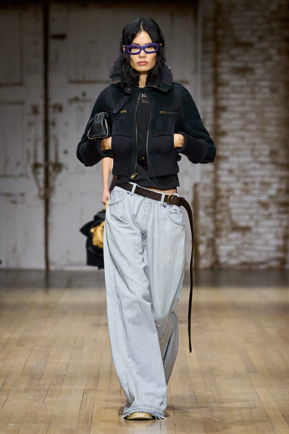 runway denim styles, coach, zimmermann, stella mccartney, khaite