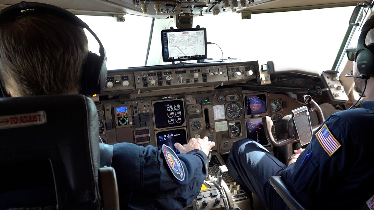Test pilots in Honeywell Test Flight 757