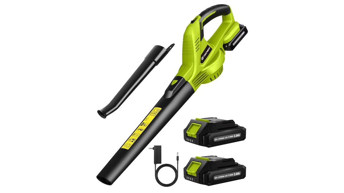 This leaf blower is a lightweight solution for yard work.