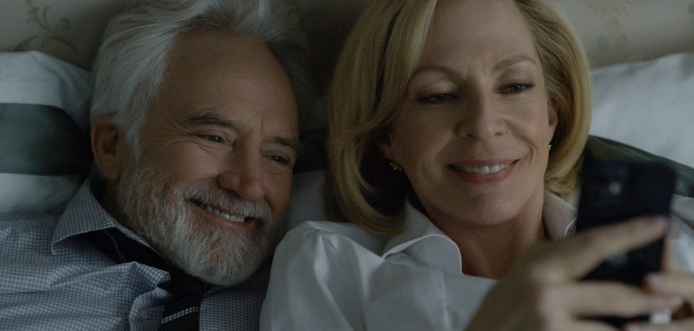 the diplomat. (l to r) bradley whitford as todd penn, allison janney as grace penn in episode 308 of the diplomat. cr. courtesy of netflix © 2025