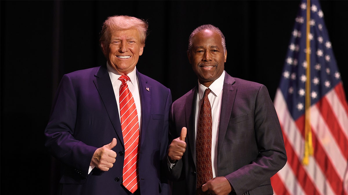 President Donald Trump and Ben Carson
