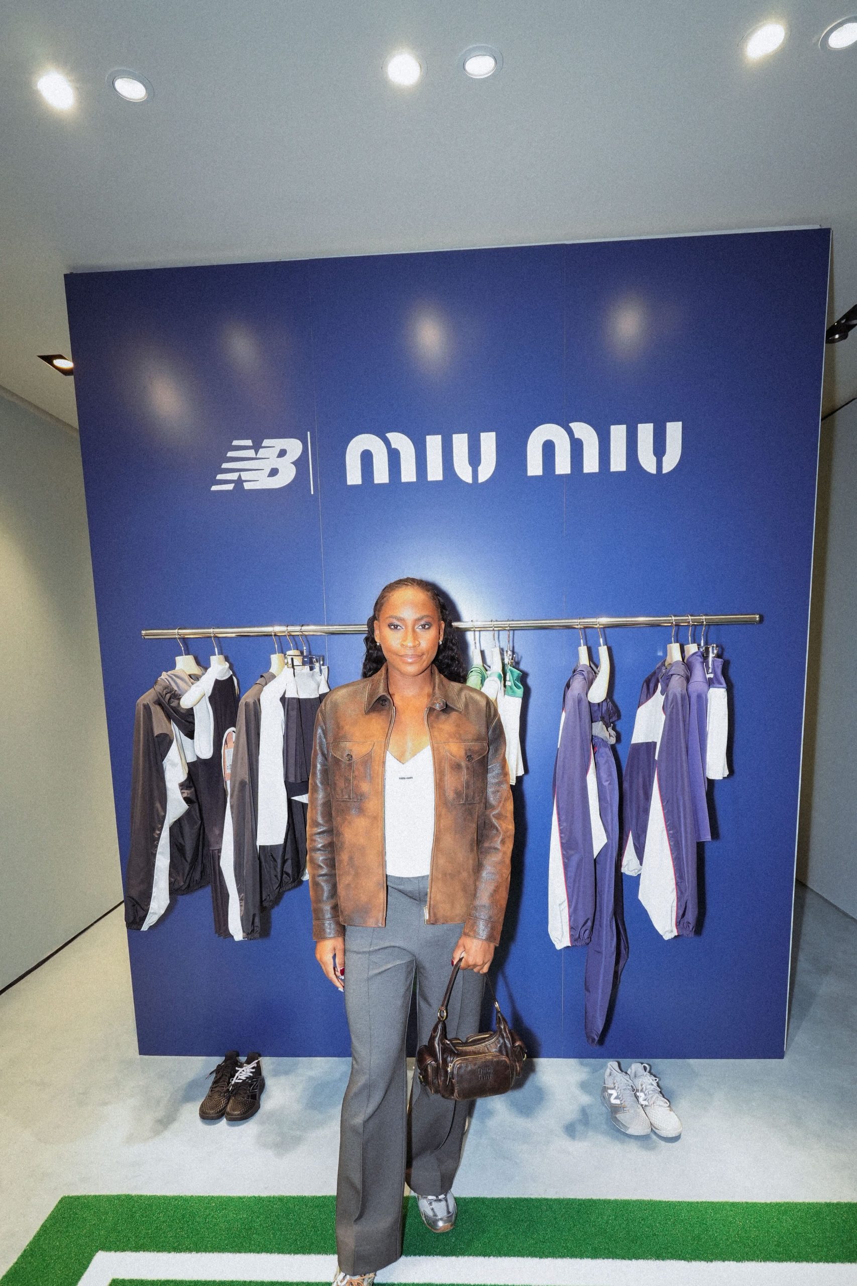 coco gauff at miu miu select event
