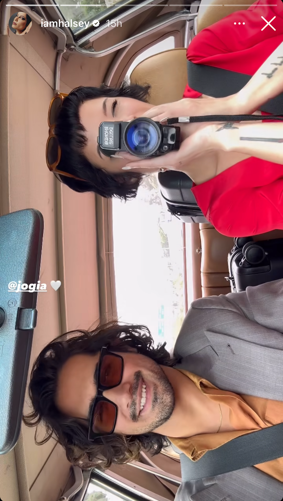 a person taking a selfie