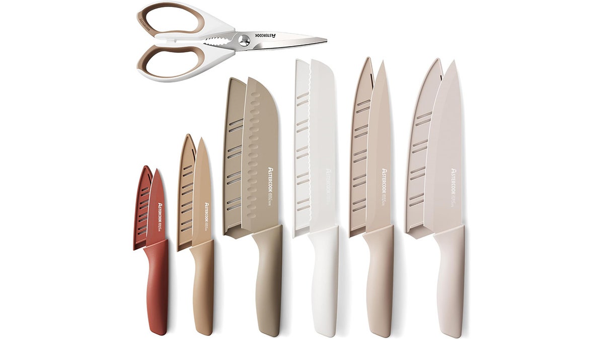 Slice, dice and prep like a pro with this knife set.